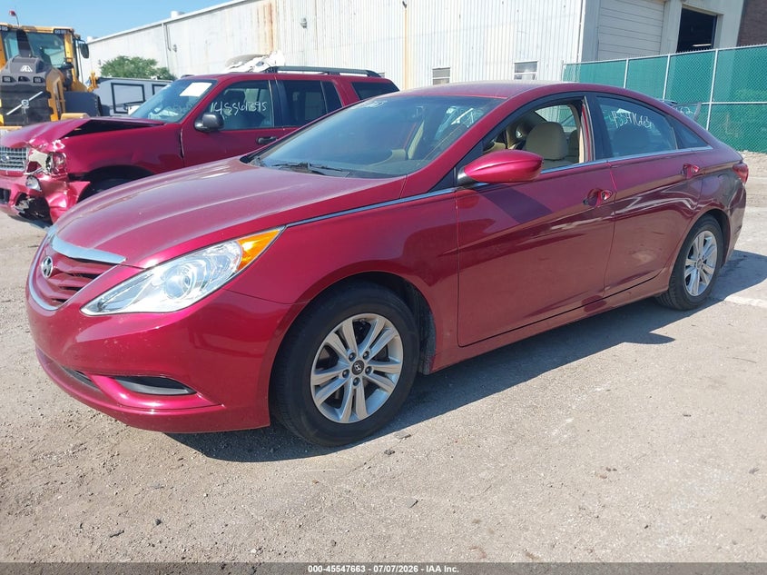 2012 Hyundai Sonata VIN 5NPEB4AC2CH470912 IAAI salvage auction — LEFT & RIGHT, Salvage (Indiana), sold $850 on 2026-08-21 (photo 2)