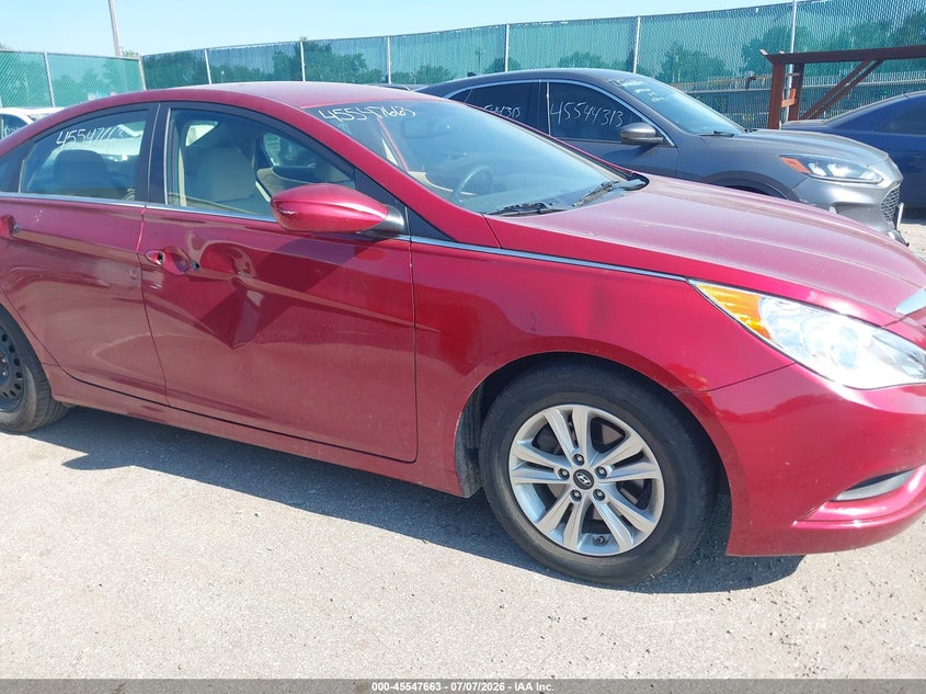 2012 Hyundai Sonata VIN 5NPEB4AC2CH470912 IAAI salvage auction — LEFT & RIGHT, Salvage (Indiana), sold $850 on 2026-08-21 (photo 6)
