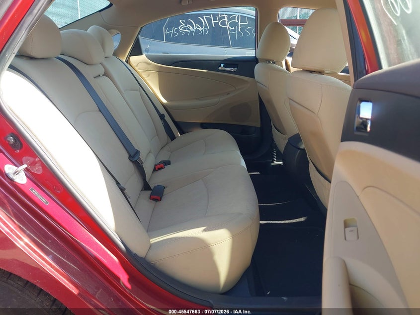 2012 Hyundai Sonata VIN 5NPEB4AC2CH470912 IAAI salvage auction — LEFT & RIGHT, Salvage (Indiana), sold $850 on 2026-08-21 (photo 8)