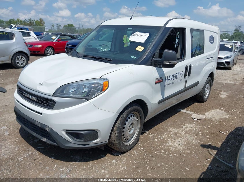 2022 Ram Promaster city VIN ZFBHRFAB1N6W71759 IAAI salvage auction — NORMAL WEAR, Original (Ohio), sold $3,500 on 2026-07-30 (photo 2)