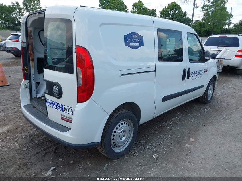 2022 Ram Promaster city VIN ZFBHRFAB1N6W71759 IAAI salvage auction — NORMAL WEAR, Original (Ohio), sold $3,500 on 2026-07-30 (photo 4)