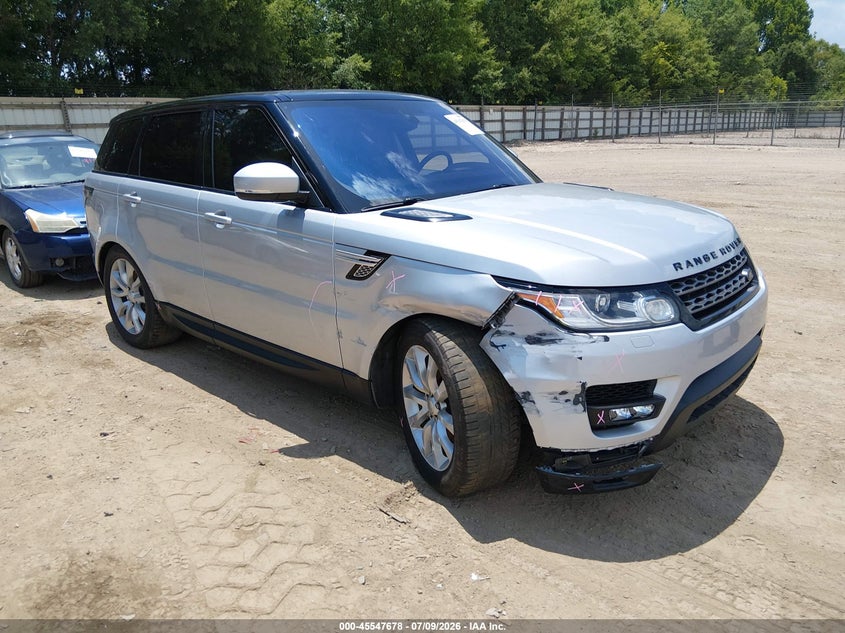 2016 Land rover Range rover sport VIN SALWR2VFXGA642618 IAAI salvage auction — RIGHT FRONT, Salvage (Tennessee), sold $3,350 on 2026-07-22 (photo 1)