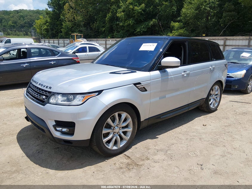 2016 Land rover Range rover sport VIN SALWR2VFXGA642618 IAAI salvage auction — RIGHT FRONT, Salvage (Tennessee), sold $3,350 on 2026-07-22 (photo 2)