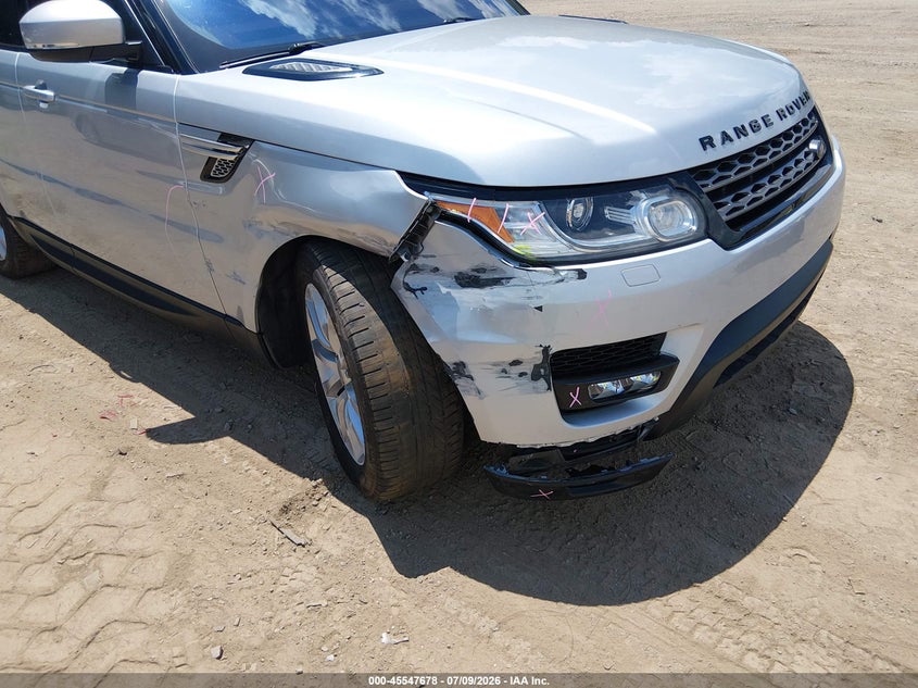 2016 Land rover Range rover sport VIN SALWR2VFXGA642618 IAAI salvage auction — RIGHT FRONT, Salvage (Tennessee), sold $3,350 on 2026-07-22 (photo 6)