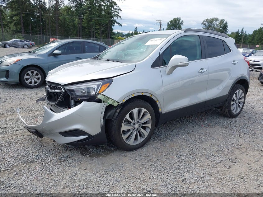 2018 Buick Encore VIN KL4CJASB4JB695551 IAAI salvage auction — FRONT END, Salvage Title, sold $1,250 on 2026-07-29 (photo 2)