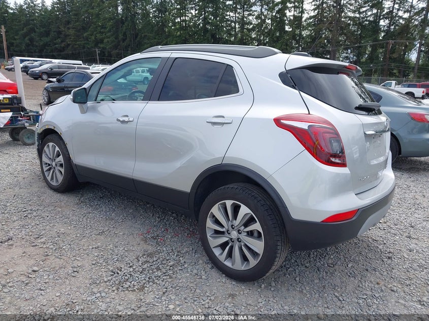 2018 Buick Encore VIN KL4CJASB4JB695551 IAAI salvage auction — FRONT END, Salvage Title, sold $1,250 on 2026-07-29 (photo 3)