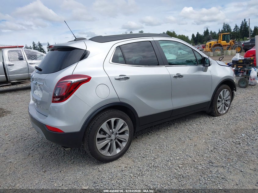 2018 Buick Encore VIN KL4CJASB4JB695551 IAAI salvage auction — FRONT END, Salvage Title, sold $1,250 on 2026-07-29 (photo 4)