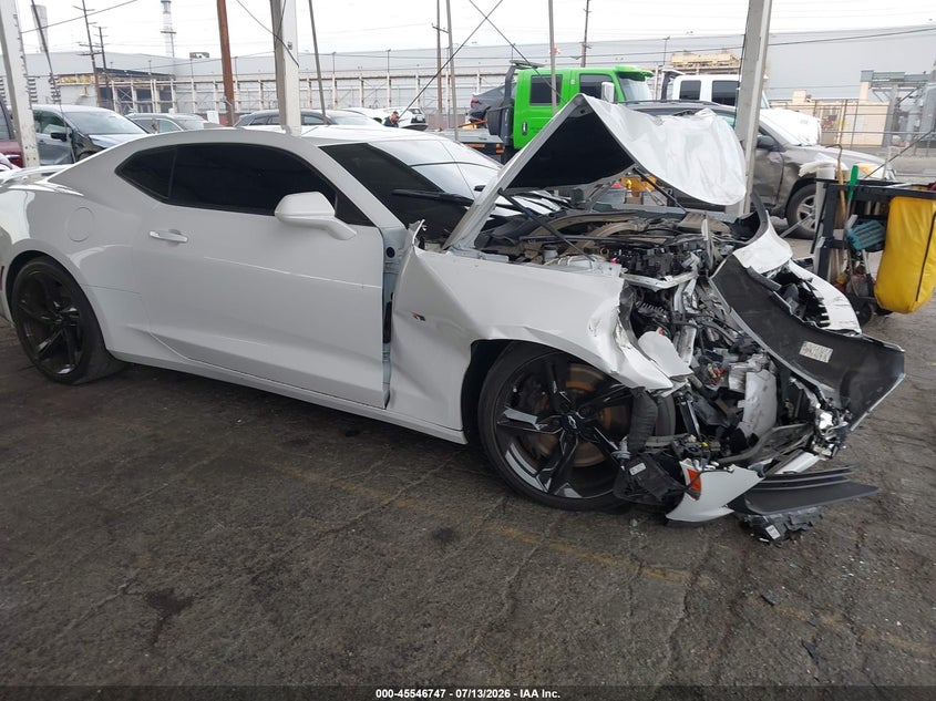 2022 Chevrolet Camaro VIN 1G1FF1R74N0134881 IAAI salvage auction — FRONT END, Salvage Title, sold $7,600 on 2026-08-01 (photo 1)
