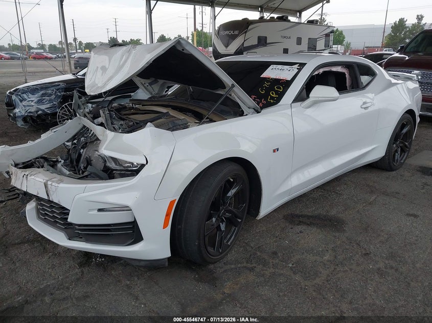 2022 Chevrolet Camaro VIN 1G1FF1R74N0134881 IAAI salvage auction — FRONT END, Salvage Title, sold $7,600 on 2026-08-01 (photo 2)