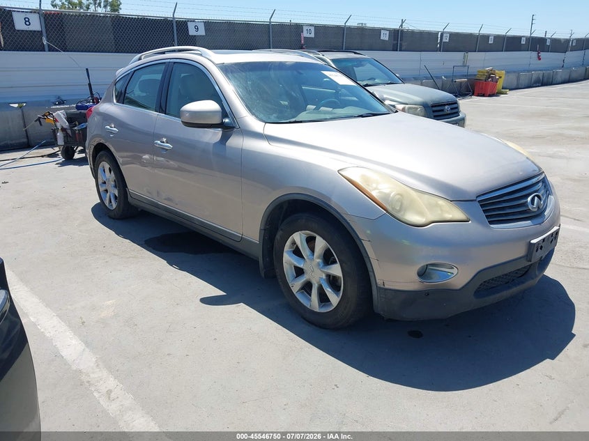 2008 Infiniti Ex35 VIN JNKAJ09E38M305317 IAAI salvage auction — NORMAL WEAR, Clear - Dealer Only (California), sold $225 on 2026-07-15 (photo 1)