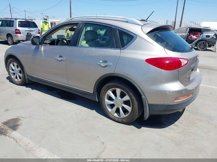 2008 Infiniti Ex35 VIN JNKAJ09E38M305317 IAAI salvage auction — NORMAL WEAR, Clear - Dealer Only (California), sold $225 on 2026-07-15 (photo 3)