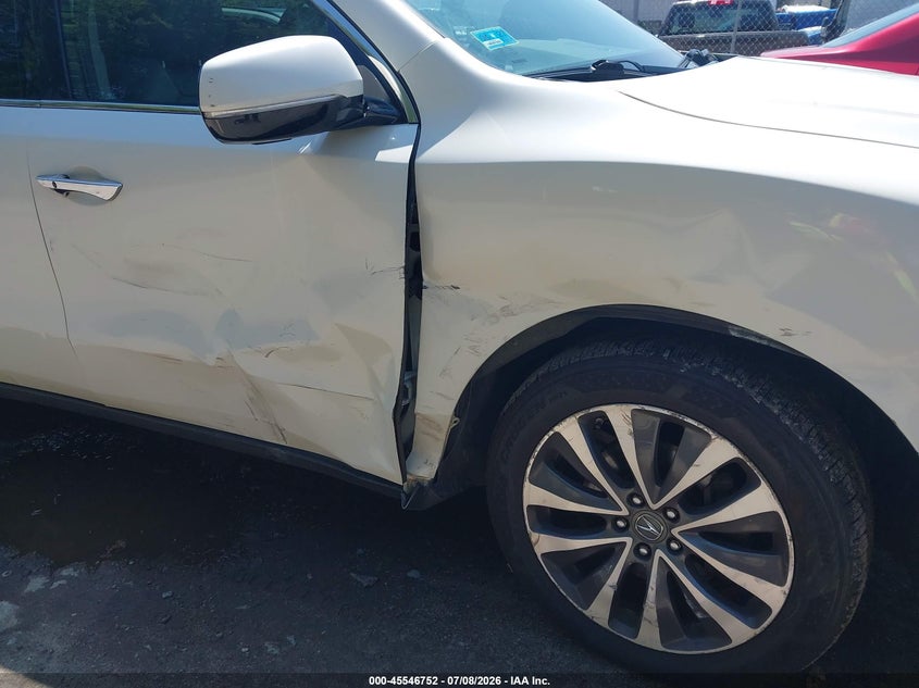 2016 Acura Mdx VIN 5FRYD4H45GB046813 IAAI salvage auction — SIDE, Salvage (Rhode Island), sold $1,500 on 2026-09-01 (photo 6)