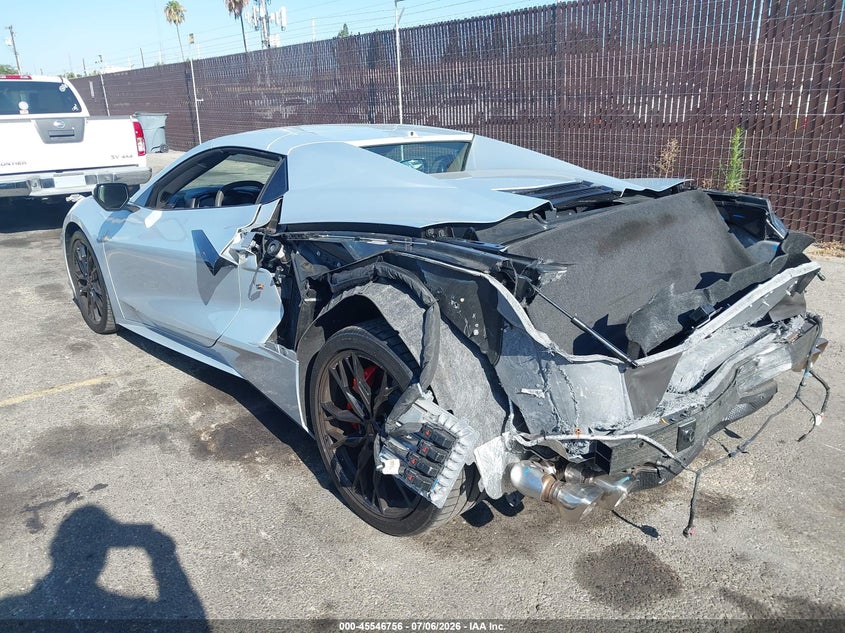 2024 Chevrolet Corvette VIN 1G1YC3D48R5105130 IAAI salvage auction — REAR END, Salvage (California), sold $19,000 on 2026-07-29 (photo 3)