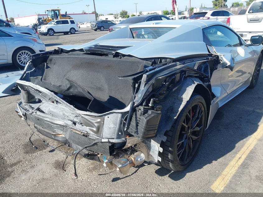2024 Chevrolet Corvette VIN 1G1YC3D48R5105130 IAAI salvage auction — REAR END, Salvage (California), sold $19,000 on 2026-07-29 (photo 4)