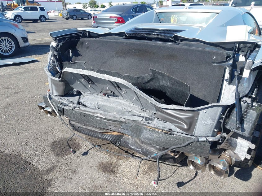 2024 Chevrolet Corvette VIN 1G1YC3D48R5105130 IAAI salvage auction — REAR END, Salvage (California), sold $19,000 on 2026-07-29 (photo 6)