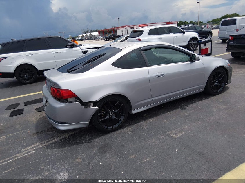 2005 Acura Rsx VIN JH4DC548X5S005688 IAAI salvage auction — REAR END, Rebuildable (Florida), sold $25 on 2026-07-23 (photo 4)