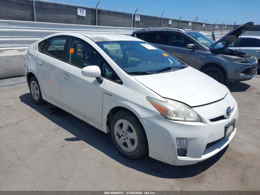 2010 Toyota Prius VIN JTDKN3DUXA0050205 IAAI salvage auction — LEFT SIDE, Salvage (California), sold $950 on 2026-07-29 (photo 1)