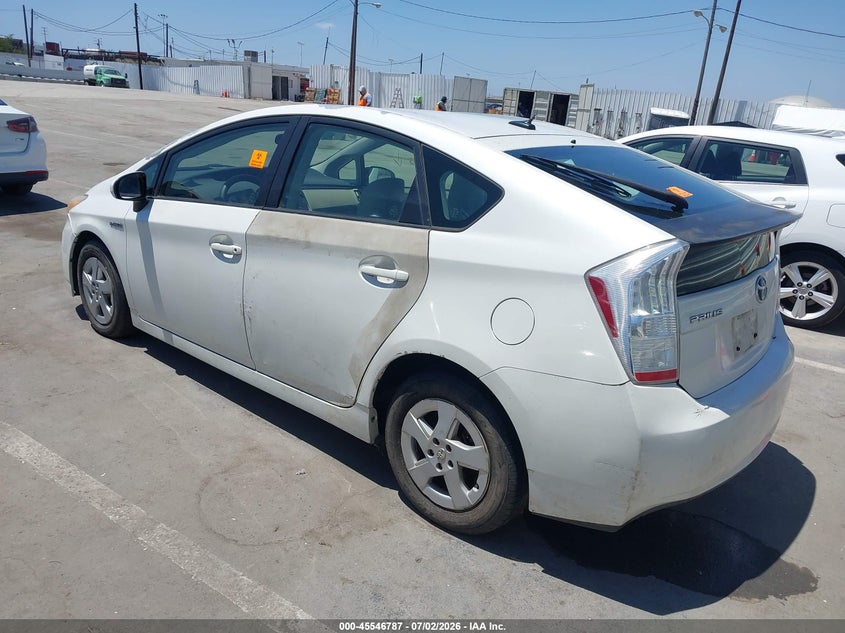 2010 Toyota Prius VIN JTDKN3DUXA0050205 IAAI salvage auction — LEFT SIDE, Salvage (California), sold $950 on 2026-07-29 (photo 3)