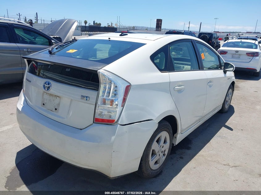 2010 Toyota Prius VIN JTDKN3DUXA0050205 IAAI salvage auction — LEFT SIDE, Salvage (California), sold $950 on 2026-07-29 (photo 4)