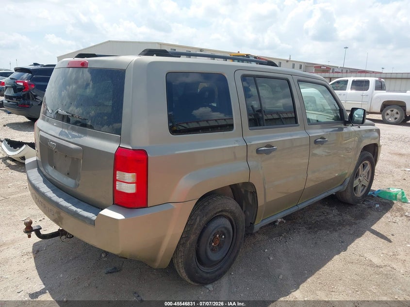 2007 Jeep Patriot VIN 1J8FF28W97D344743 IAAI salvage auction — FRONT END, Clear (Colorado), sold $125 on 2026-07-09 (photo 4)