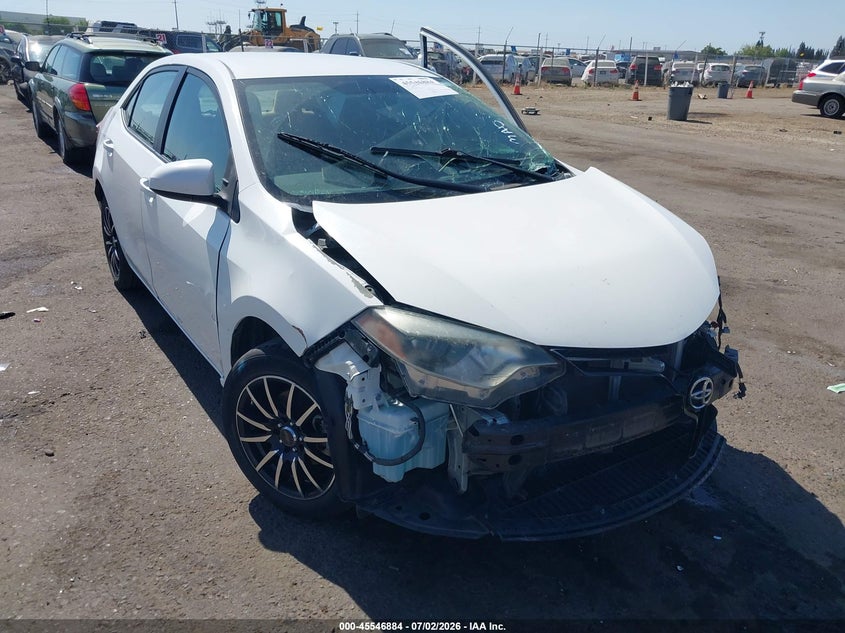 2014 Toyota Corolla VIN 5YFBURHE7EP097020 IAAI salvage auction — SIDE, Salvage Title, sold $500 on 2026-07-29 (photo 1)