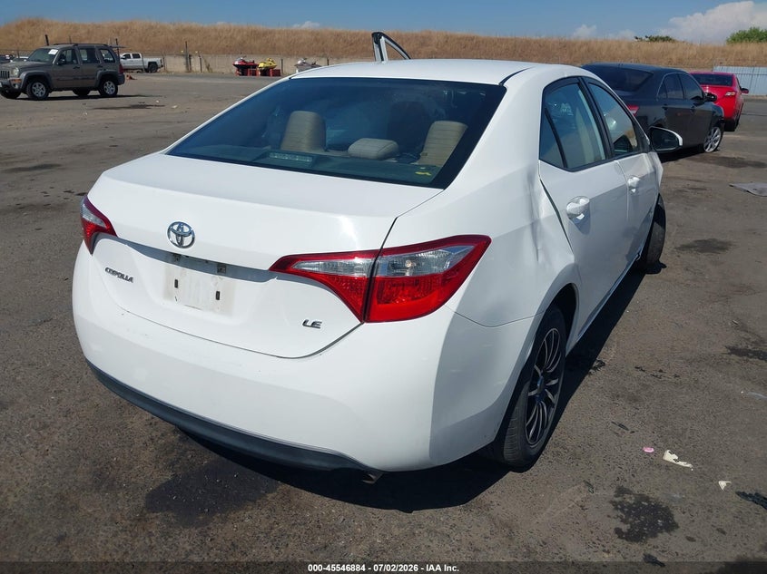 2014 Toyota Corolla VIN 5YFBURHE7EP097020 IAAI salvage auction — SIDE, Salvage Title, sold $500 on 2026-07-29 (photo 4)