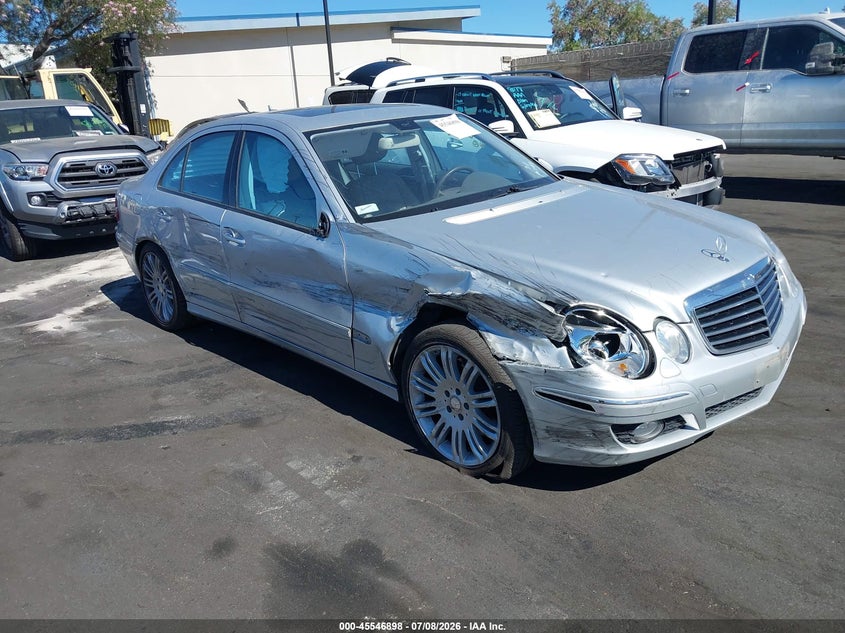 2008 Mercedes-benz E-class VIN WDBUF56X58B358291 IAAI salvage auction — RIGHT SIDE, Salvage Certificate (California), sold $450 on 2026-08-28 (photo 1)