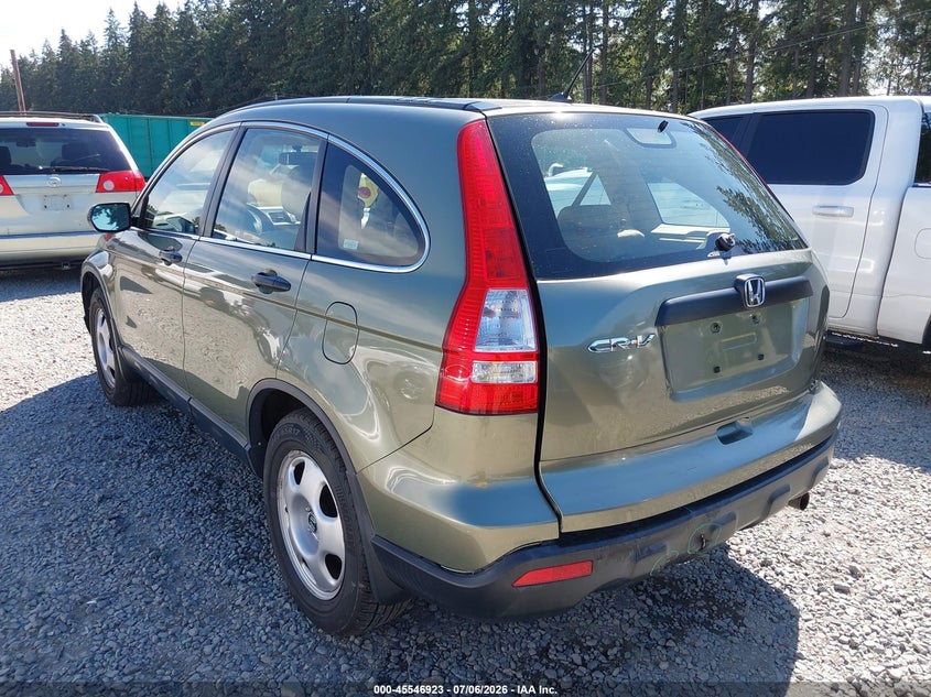2007 Honda Cr-v VIN JHLRE48377C025309 IAAI salvage auction — REAR END, Bill Of Sale (Washington), sold $2,300 on 2026-07-29 (photo 3)