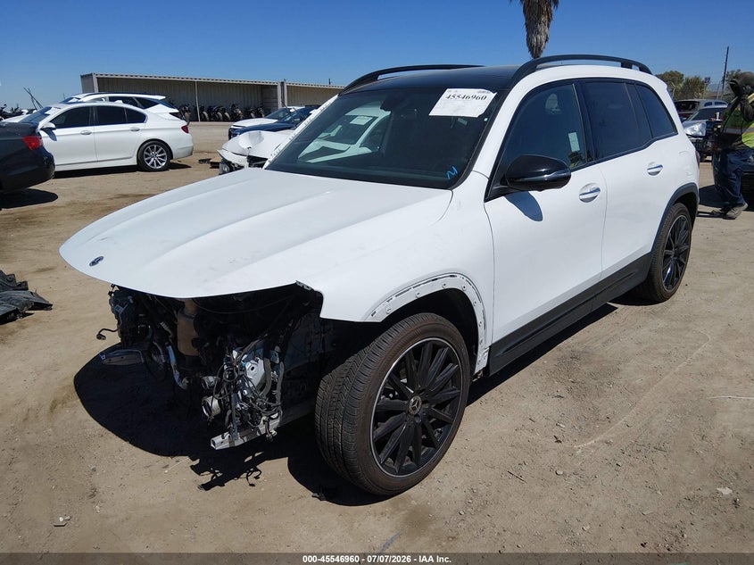 2022 Mercedes-benz Glb VIN W1N4M4HB3NW201987 IAAI salvage auction — RIGHT FRONT, Salvage (California), sold $10,200 on 2026-07-29 (photo 2)