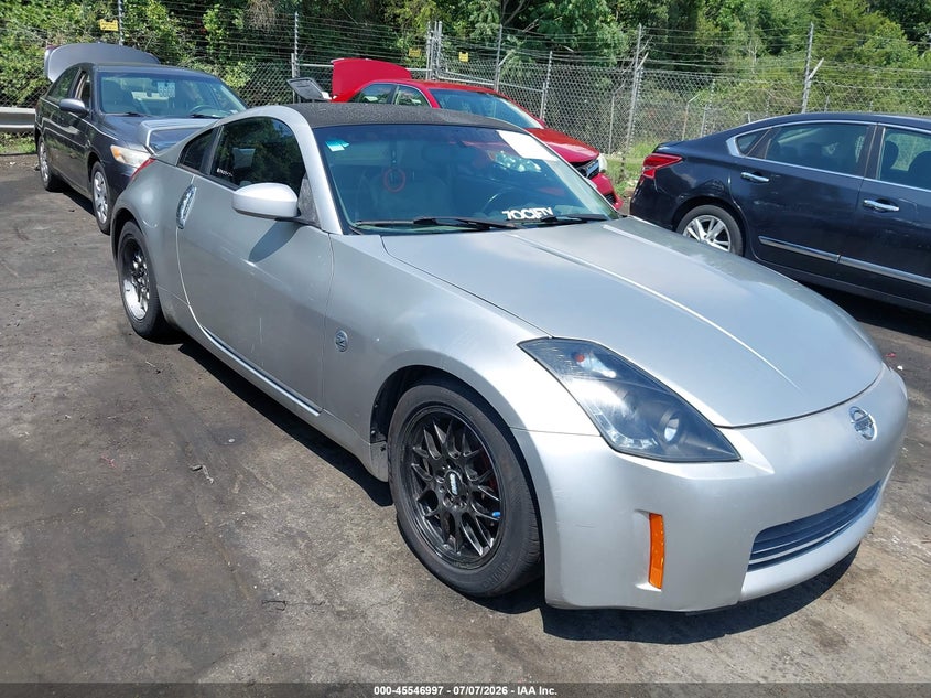 2003 Nissan 350z VIN JN1AZ34E63T006618 IAAI salvage auction — NORMAL WEAR, Salvage (North Carolina), sold $1,675 on 2026-07-23 (photo 1)