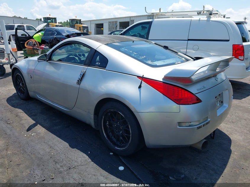 2003 Nissan 350z VIN JN1AZ34E63T006618 IAAI salvage auction — NORMAL WEAR, Salvage (North Carolina), sold $1,675 on 2026-07-23 (photo 3)