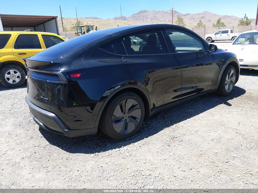 2026 Tesla Model y VIN 7SAYGDEE6TF426939 IAAI salvage auction — LEFT REAR, Wait Title, sold $28,850 on 2026-09-17 (photo 4)