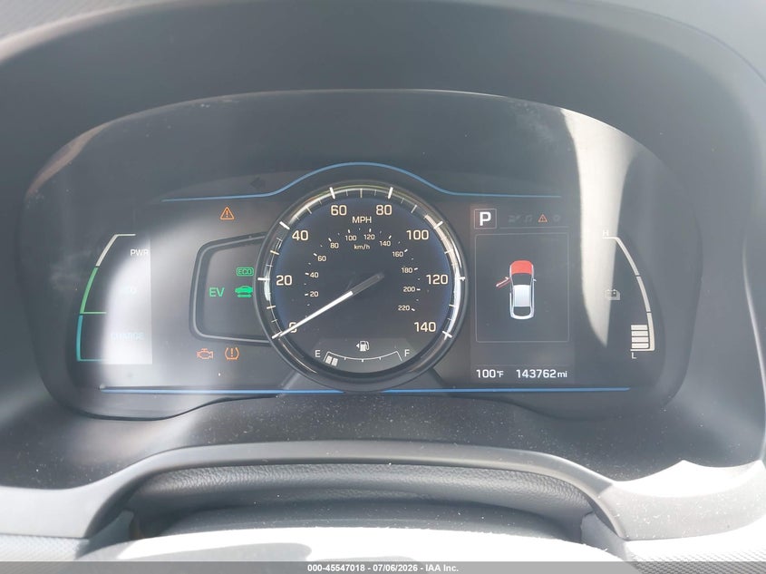 2017 Hyundai Ioniq VIN KMHC65LC1HU027688 IAAI salvage auction — FRONT END, Salvage Title, sold $25 on 2026-07-29 (photo 7)