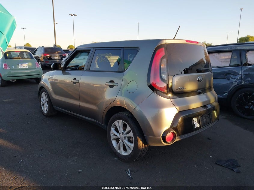 2016 Kia Soul VIN KNDJP3A51G7261327 IAAI salvage auction — RIGHT FRONT, Salvage Certificate (California), sold $925 on 2026-07-22 (photo 3)
