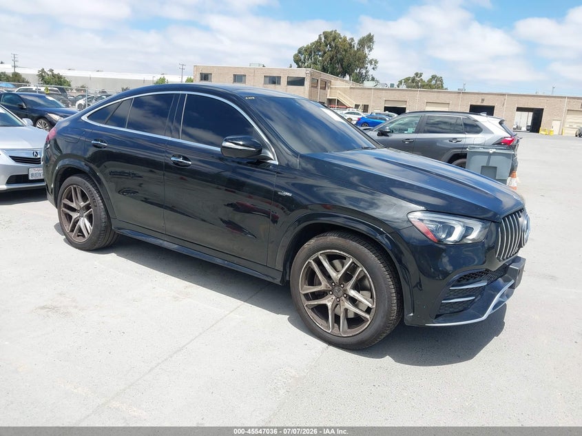 2021 Mercedes-benz Amg gle coupe VIN 4JGFD6BB4MA402714 IAAI salvage auction — REAR END, Salvage (California), sold $34,750 on 2026-07-20 (photo 1)
