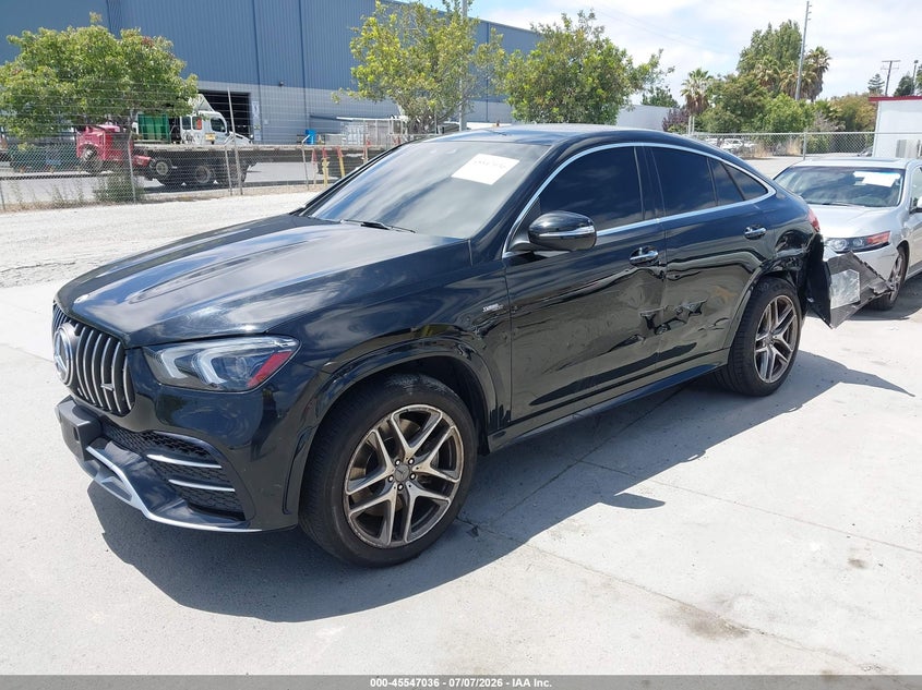 2021 Mercedes-benz Amg gle coupe VIN 4JGFD6BB4MA402714 IAAI salvage auction — REAR END, Salvage (California), sold $34,750 on 2026-07-20 (photo 2)