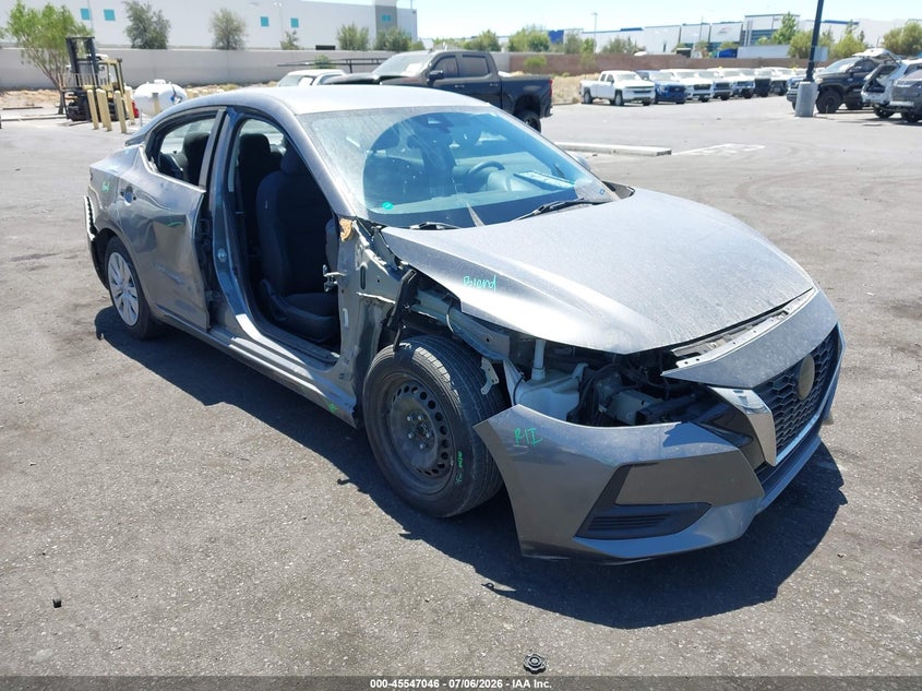 2021 Nissan Sentra VIN 3N1AB8BVXMY244923 IAAI salvage auction — RIGHT SIDE, Salvage Title, sold $2,250 on 2026-07-26 (photo 1)