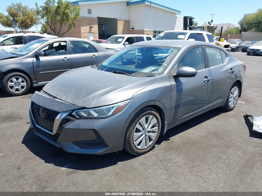 2021 Nissan Sentra VIN 3N1AB8BVXMY244923 IAAI salvage auction — RIGHT SIDE, Salvage Title, sold $2,250 on 2026-07-26 (photo 2)