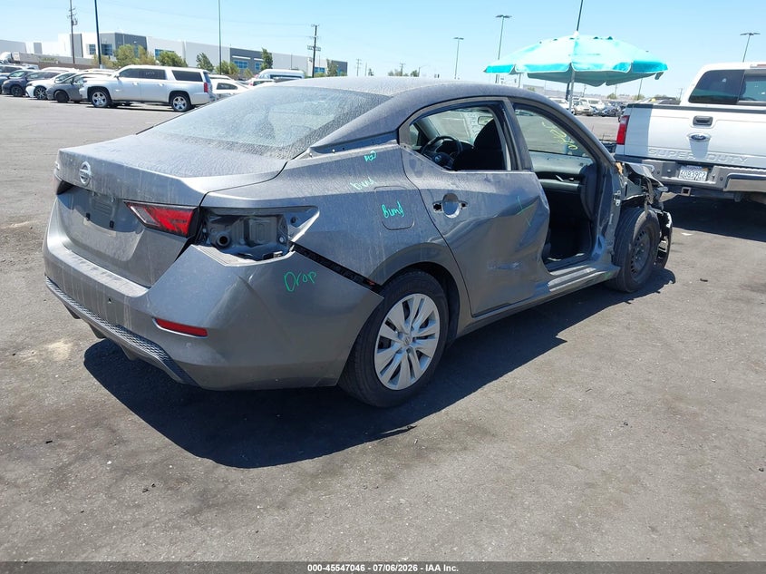 2021 Nissan Sentra VIN 3N1AB8BVXMY244923 IAAI salvage auction — RIGHT SIDE, Salvage Title, sold $2,250 on 2026-07-26 (photo 4)