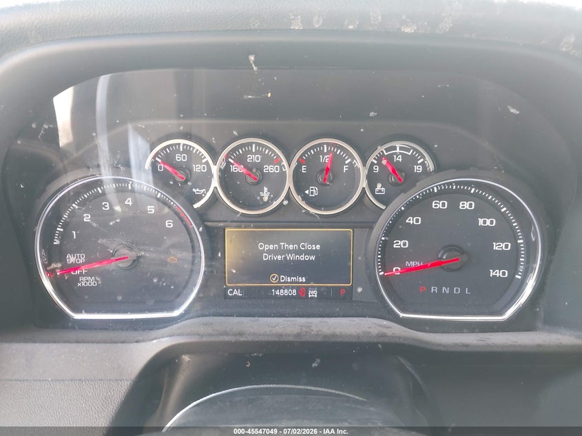 2020 Chevrolet Silverado 1500 VIN 3GCPYDEK9LG236364 IAAI salvage auction — MECHANICAL, Clear - Dealer Only (California), sold $7,425 on 2026-07-28 (photo 7)