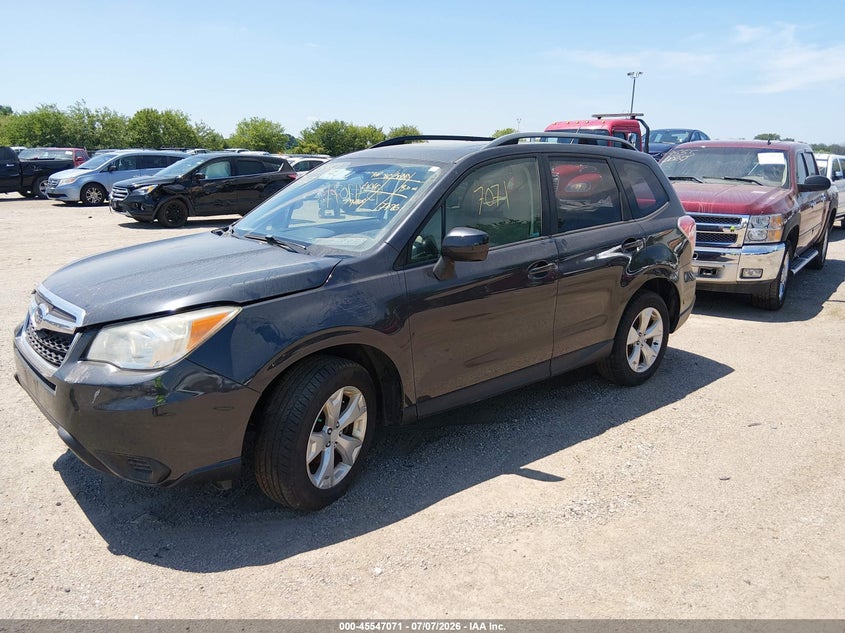 2014 Subaru Forester VIN JF2SJAEC8EH476943 IAAI salvage auction — NORMAL WEAR, Clear (Illinois), sold $425 on 2026-07-17 (photo 2)