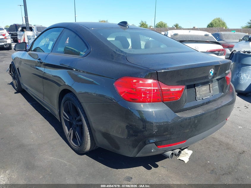 2014 BMW 4er VIN WBA3N7C50EK221413 IAAI salvage auction — LEFT FRONT, Salvage Certificate (California), sold $3,600 on 2026-07-15 (photo 3)