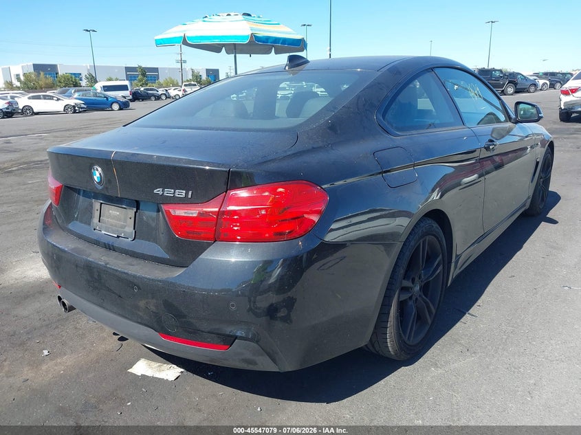 2014 BMW 4er VIN WBA3N7C50EK221413 IAAI salvage auction — LEFT FRONT, Salvage Certificate (California), sold $3,600 on 2026-07-15 (photo 4)