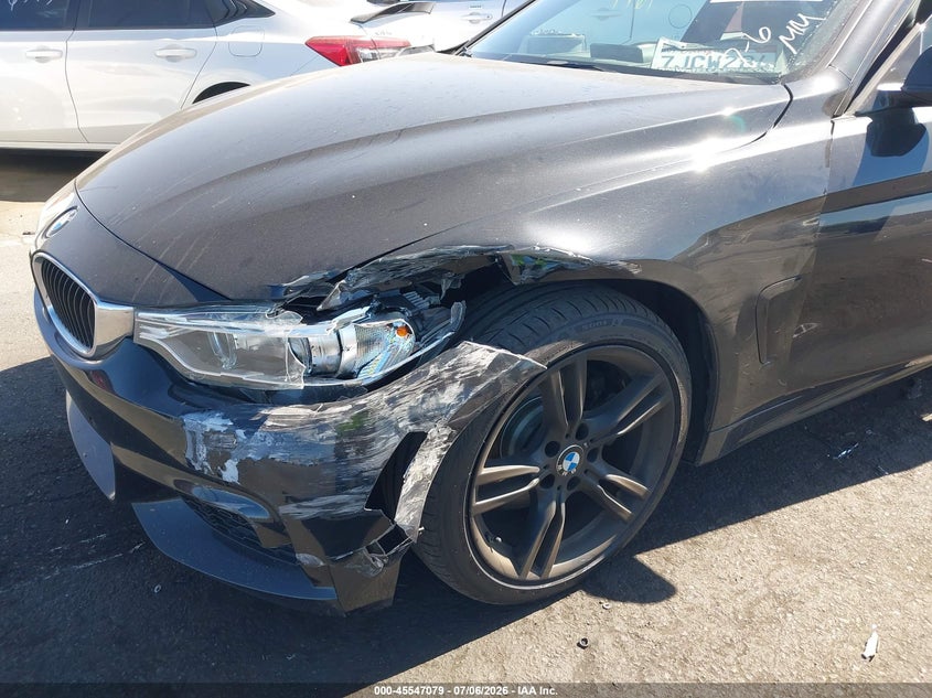 2014 BMW 4er VIN WBA3N7C50EK221413 IAAI salvage auction — LEFT FRONT, Salvage Certificate (California), sold $3,600 on 2026-07-15 (photo 6)