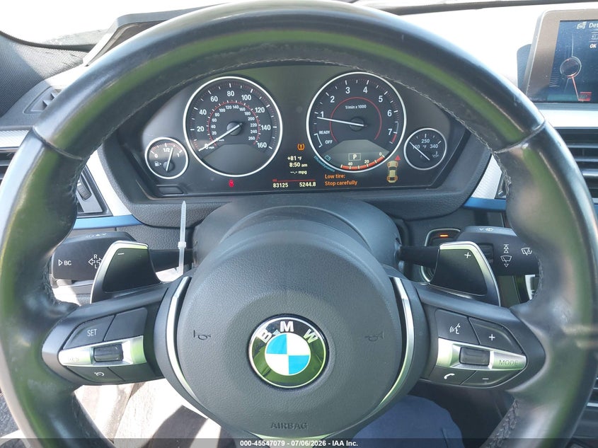 2014 BMW 4er VIN WBA3N7C50EK221413 IAAI salvage auction — LEFT FRONT, Salvage Certificate (California), sold $3,600 on 2026-07-15 (photo 7)
