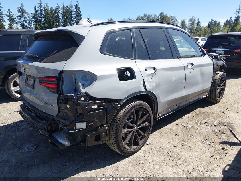 2024 BMW X3 VIN WBX57DP06RN301115 IAAI salvage auction — FRONT & REAR, Bill Of Sale (Washington), sold $17,200 on 2026-09-06 (photo 4)
