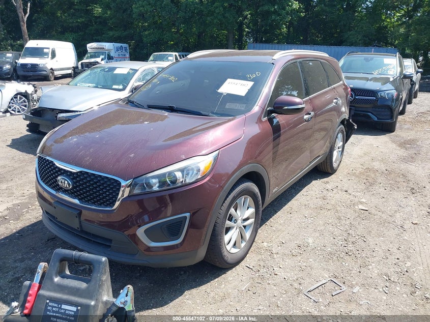 2018 Kia Sorento VIN 5XYPGDA39JG349793 IAAI salvage auction — REAR END, Mv-907A (New York), sold $25 on 2026-07-21 (photo 2)
