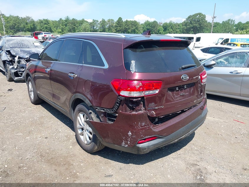 2018 Kia Sorento VIN 5XYPGDA39JG349793 IAAI salvage auction — REAR END, Mv-907A (New York), sold $25 on 2026-07-21 (photo 6)