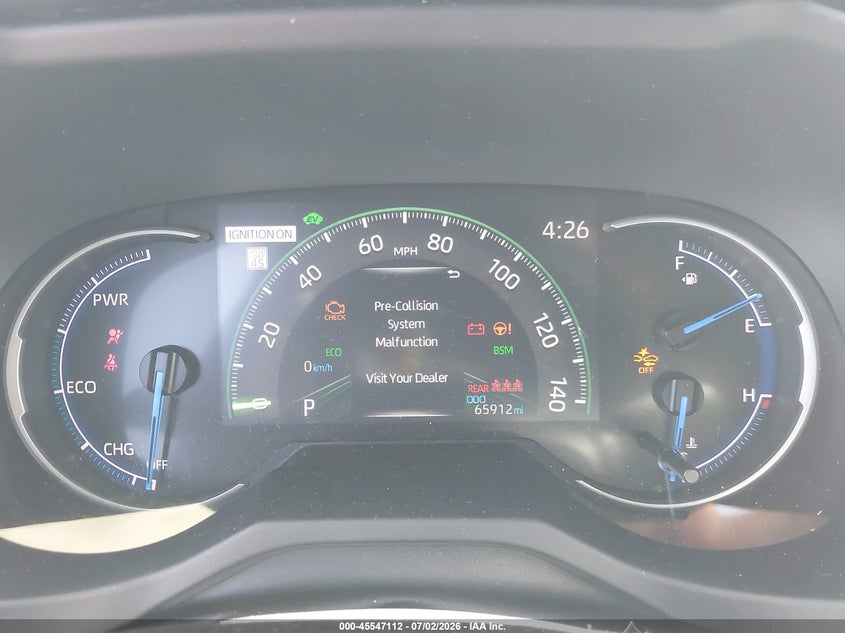 2024 Toyota Rav 4 VIN JTMB6RFV1RD135329 IAAI salvage auction — FRONT END, Salvage Title, sold $7,600 on 2026-07-31 (photo 7)