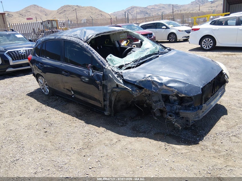 2013 Subaru Impreza VIN JF1GPAA68D2876639 IAAI salvage auction — ROLLOVER, Salvage (Nevada), sold $100 on 2026-07-31 (photo 1)